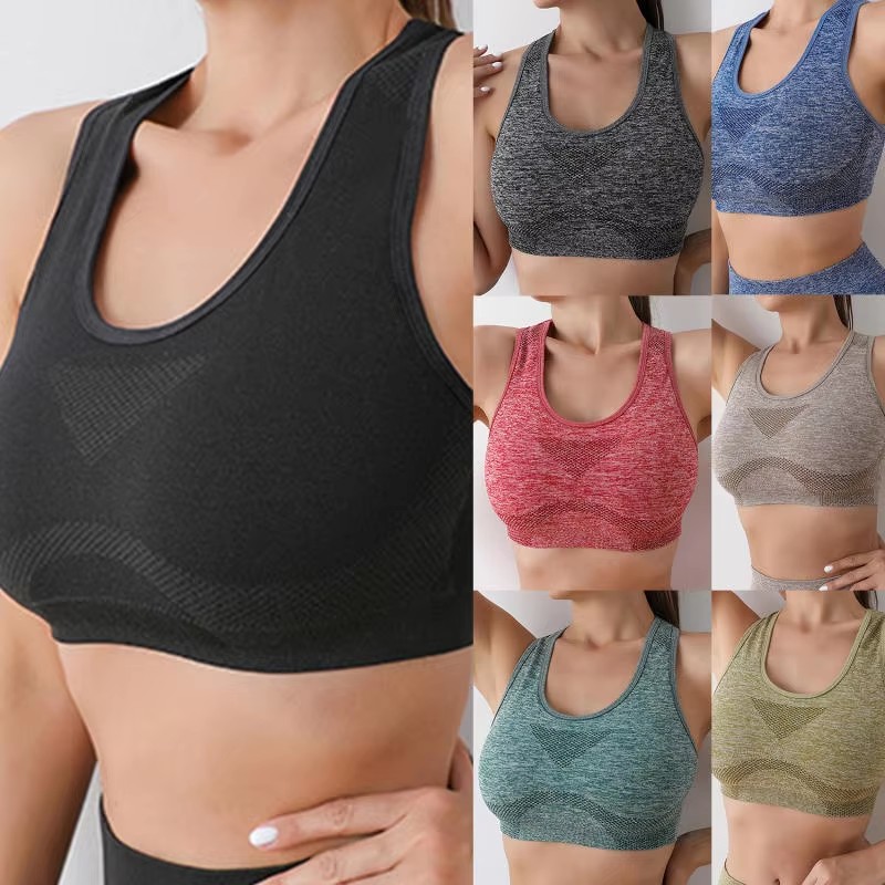 Pilates Yoga Wear - Women Sports Bra Top Push Up
