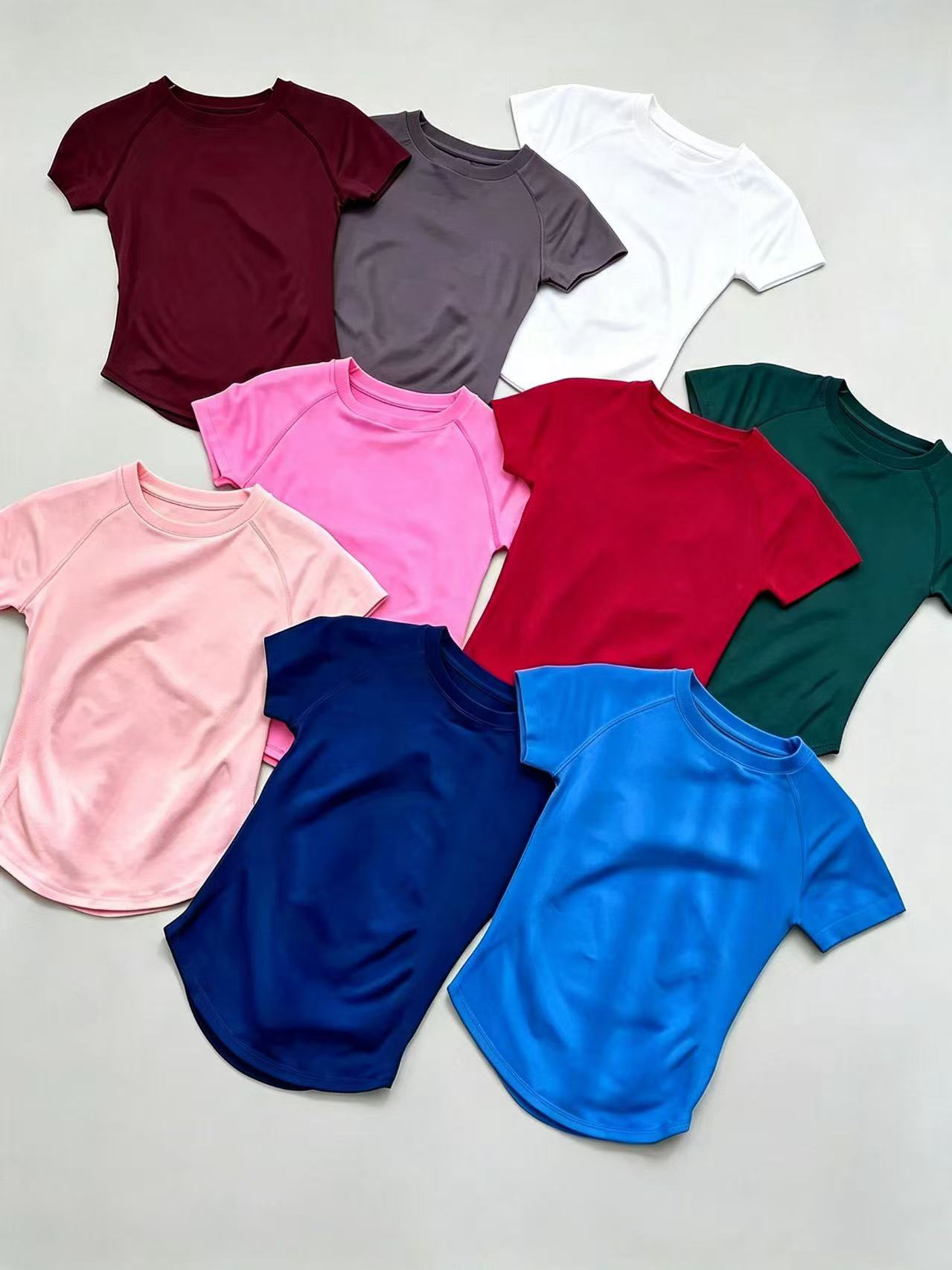 Pilates Yoga Wear - DFUF Women's Summer Short Sleeve Sports