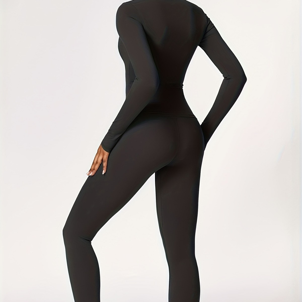 Tight-fitting yoga suit slim l - đánh giá và giá Pilates & Yoga Reversible Mockneck Sweatshirt