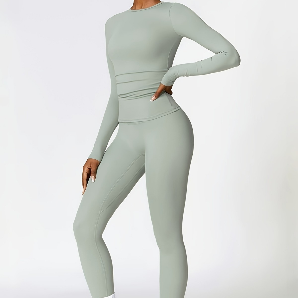 Tight-fitting yoga suit slim l - đánh giá và giá Pilates & Yoga Reversible Mockneck Sweatshirt