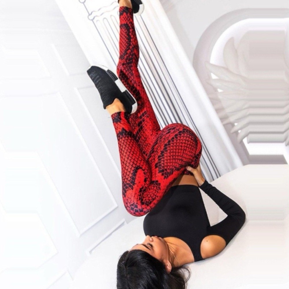 Serpentine Snake Print Legging - đánh giá và giá Pilates Yoga Body