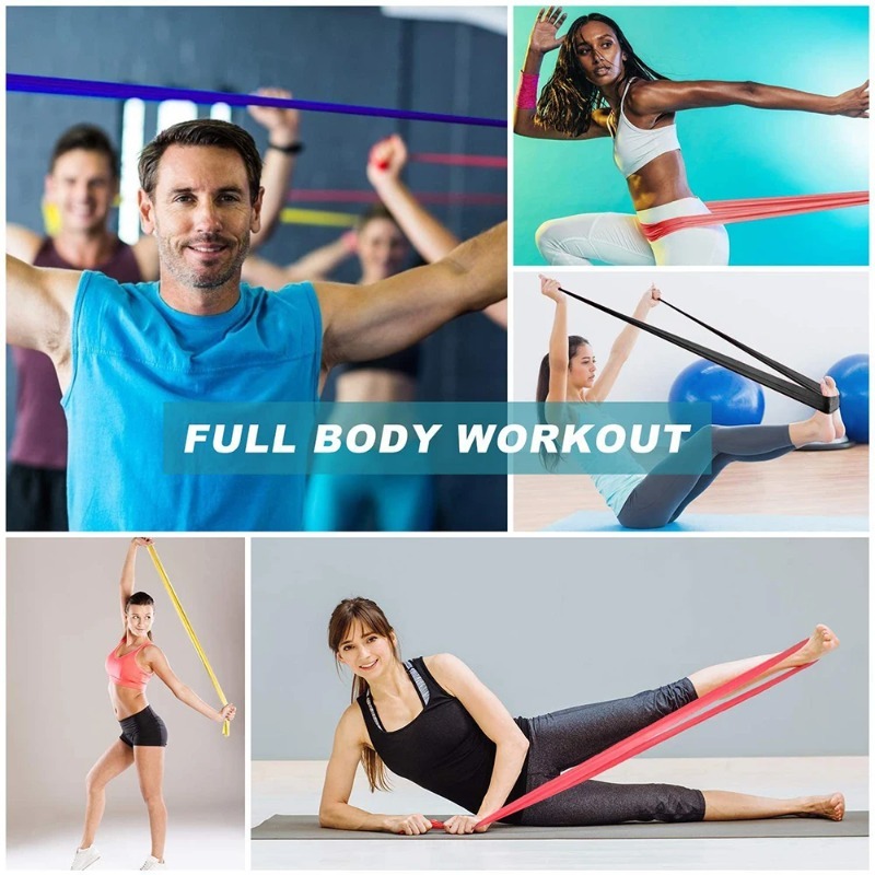 Natural Latex Resistance Bands - đánh giá và giá Pilates Yoga Home Workout