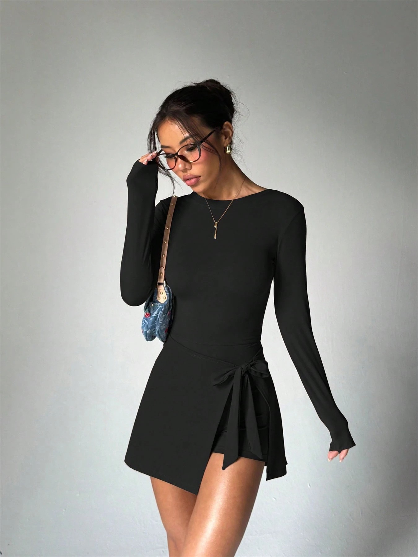 Solid Color Long Sleeved Slim  - đánh giá và giá Pilates Yoga Outfit