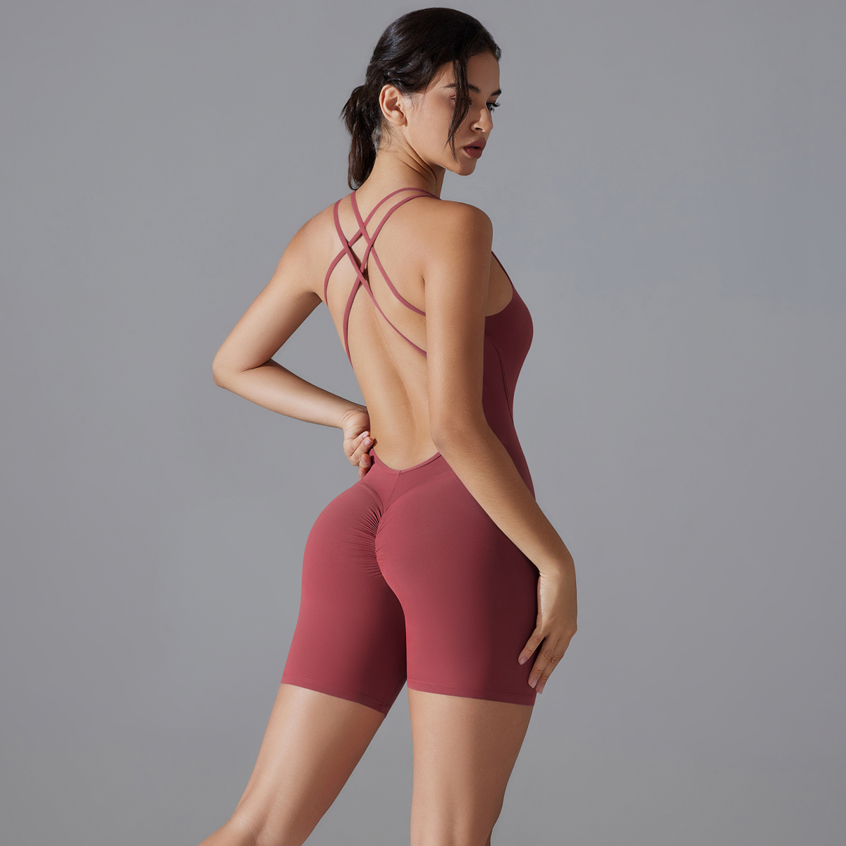 Yoga Set Sexy Backless Sporty  - đánh giá và giá Pilates Yoga Outfit