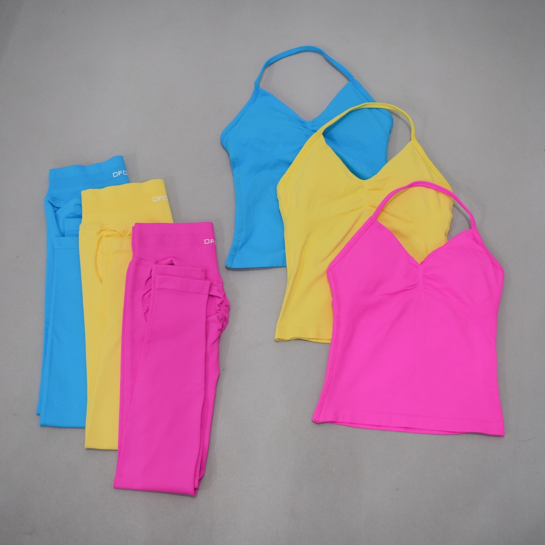 DFDK Seamless 2‑Piece Sports S - đánh giá và giá Pilates Yoga Outfit