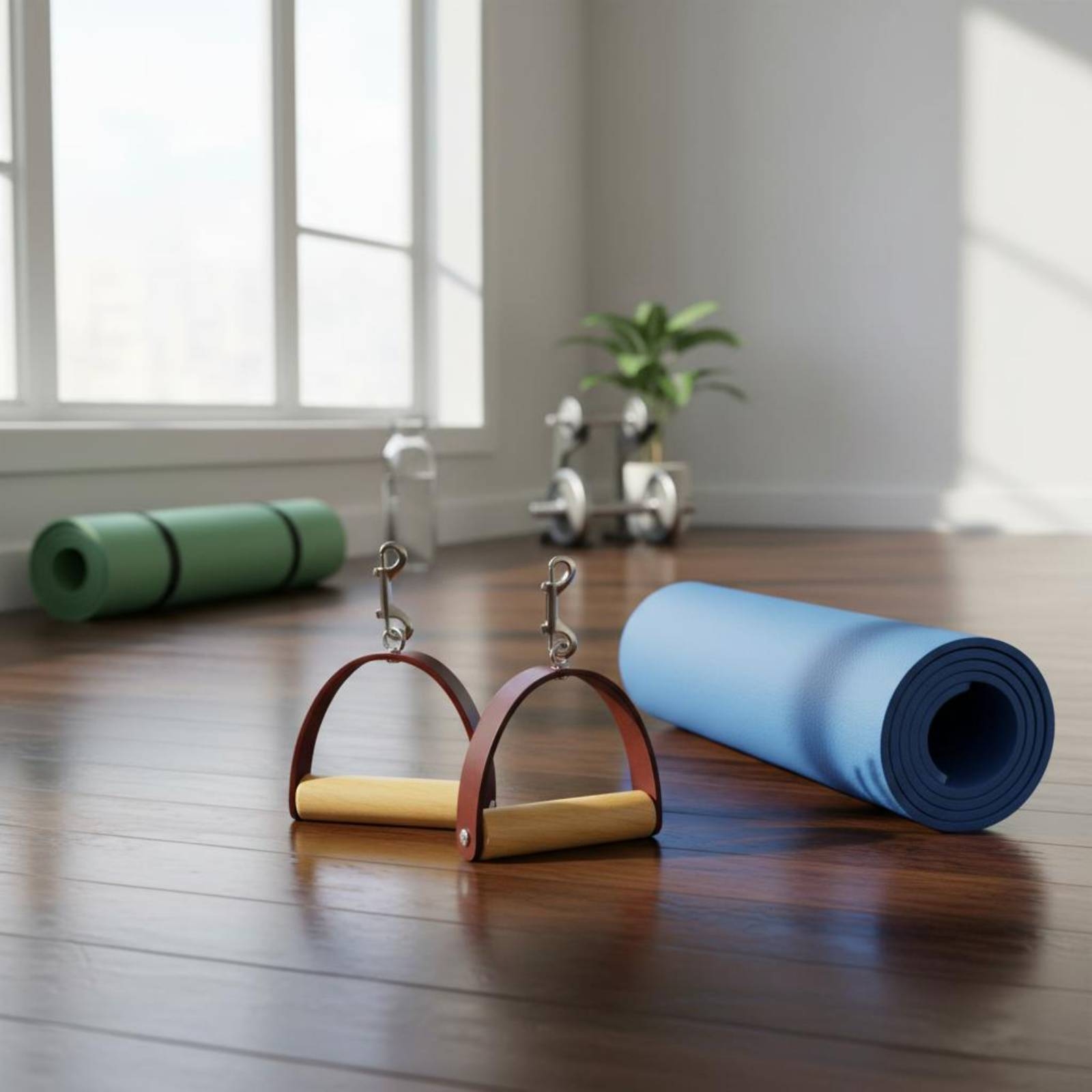 2Pcs/Set Pilates Leather Handl - đánh giá và giá Pilates & Yoga Reversible Mockneck Sweatshirt