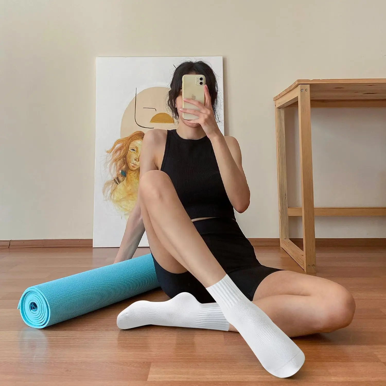 4 pairs of women's yoga socks, - đánh giá và giá Pilates & Yoga Reversible Mockneck Sweatshirt