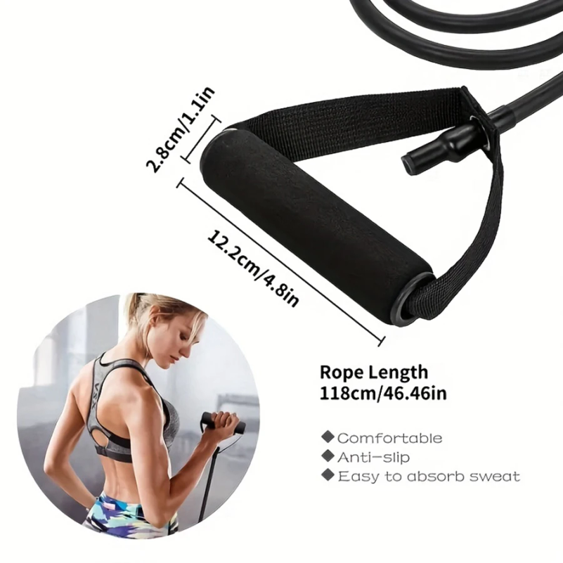 1pc 4-Level Resistance Bands w - đánh giá và giá Pilates Yoga Home Workout