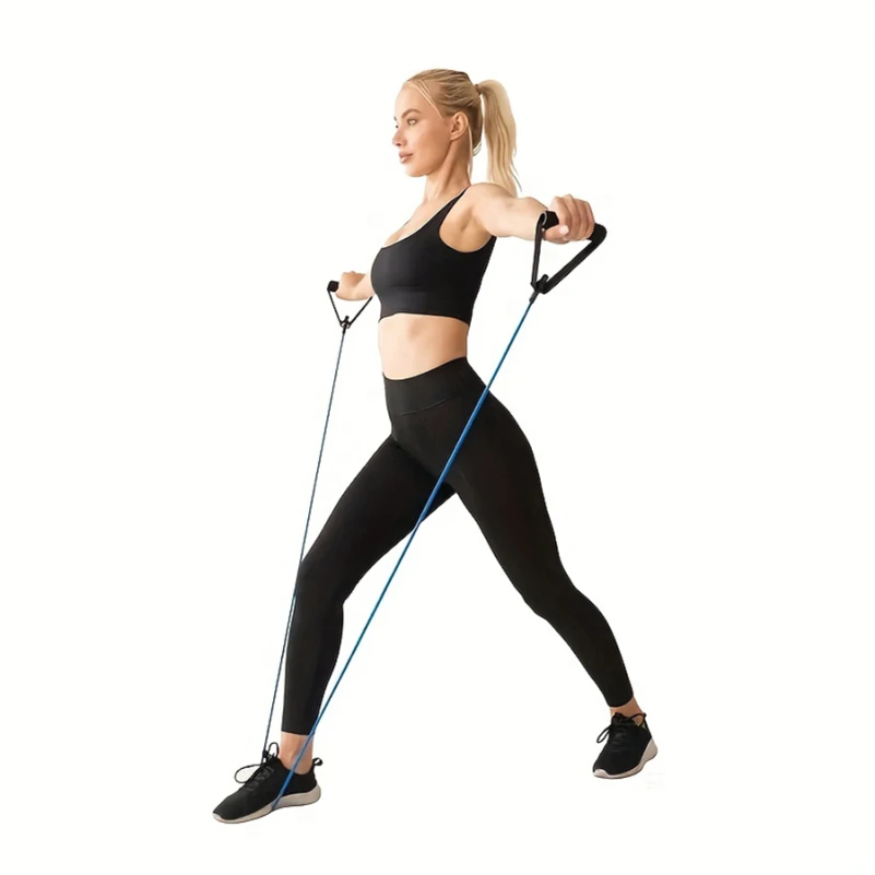 1pc 4-Level Resistance Bands w - đánh giá và giá Pilates Yoga Home Workout