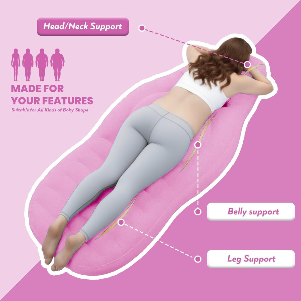 Inflatable Pregnancy Pillow Yo - đánh giá và giá Mat Pilates Yoga