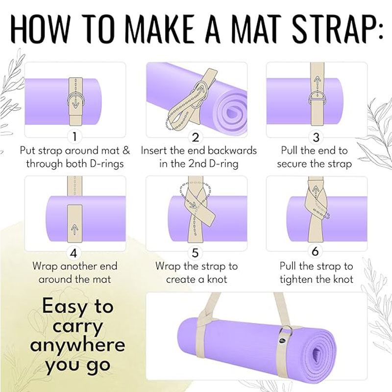 Adjustable Non Slip Strap, Sui - đánh giá và giá Mat Pilates Yoga