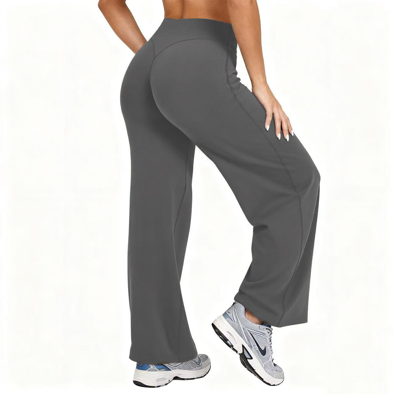 Women Plus Size Yoga Wide-leg  - đánh giá và giá Pilates & Yoga Reversible Mockneck Sweatshirt