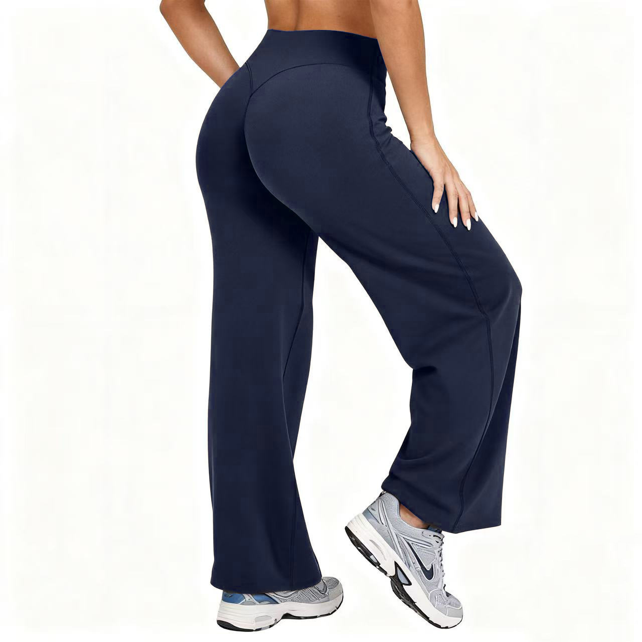 Women Plus Size Yoga Wide-leg  - đánh giá và giá Pilates & Yoga Reversible Mockneck Sweatshirt