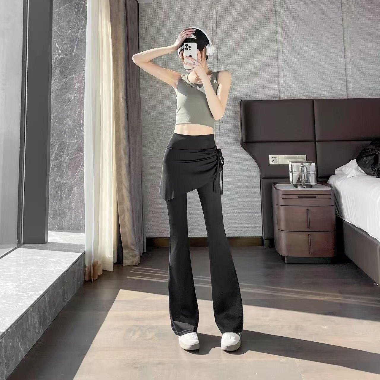 Yoga Bell-bottom Pants Fake Tw - đánh giá và giá Pilates Yoga Body