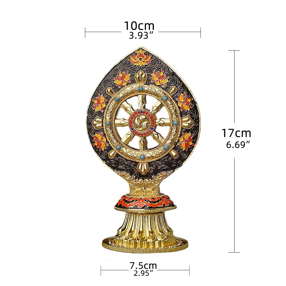 Tibetan Dharma Wheel Decor for - đánh giá và giá Yoga Wheel Dharma