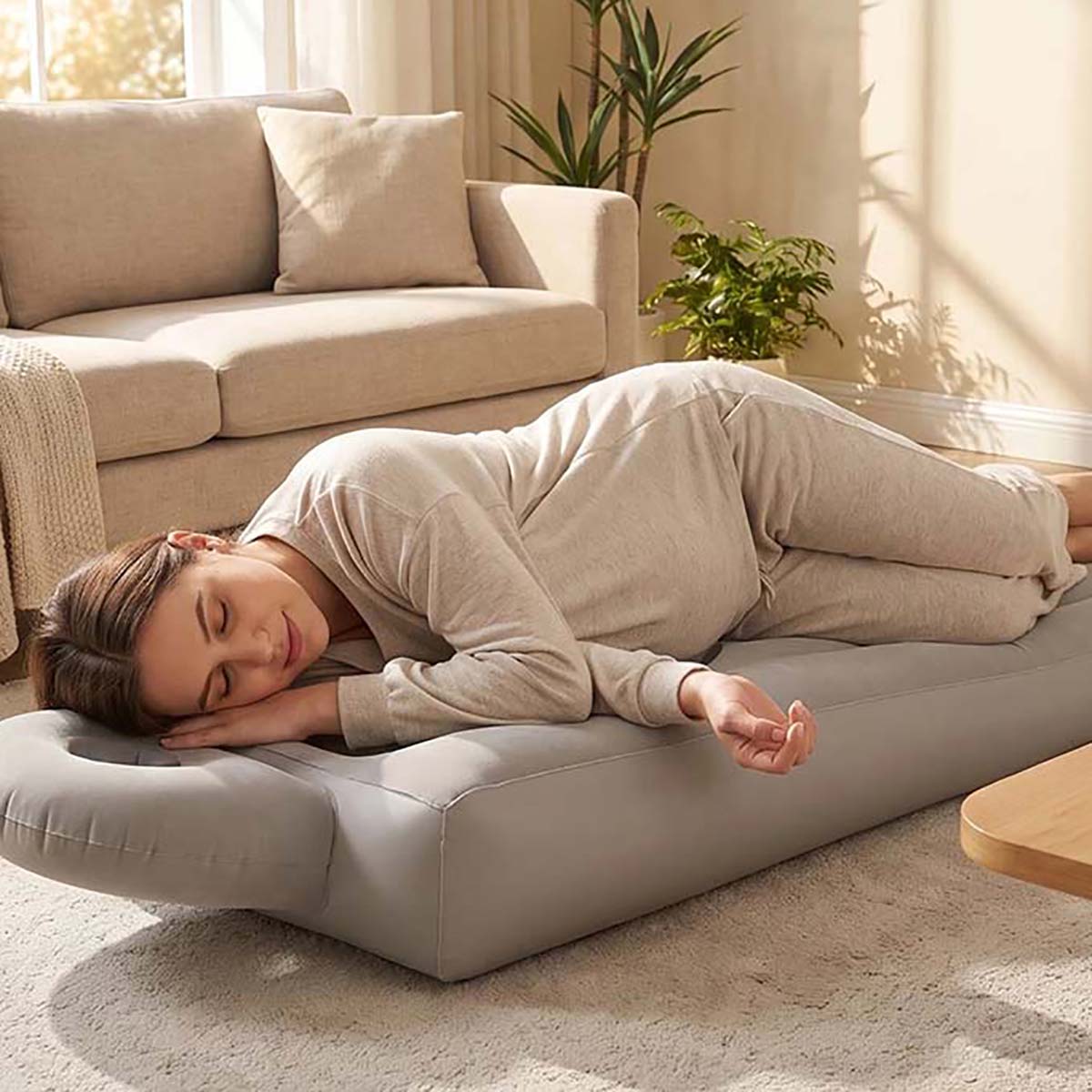 Inflatable Pregnancy Pillow Yo - đánh giá và giá Mat Pilates Yoga