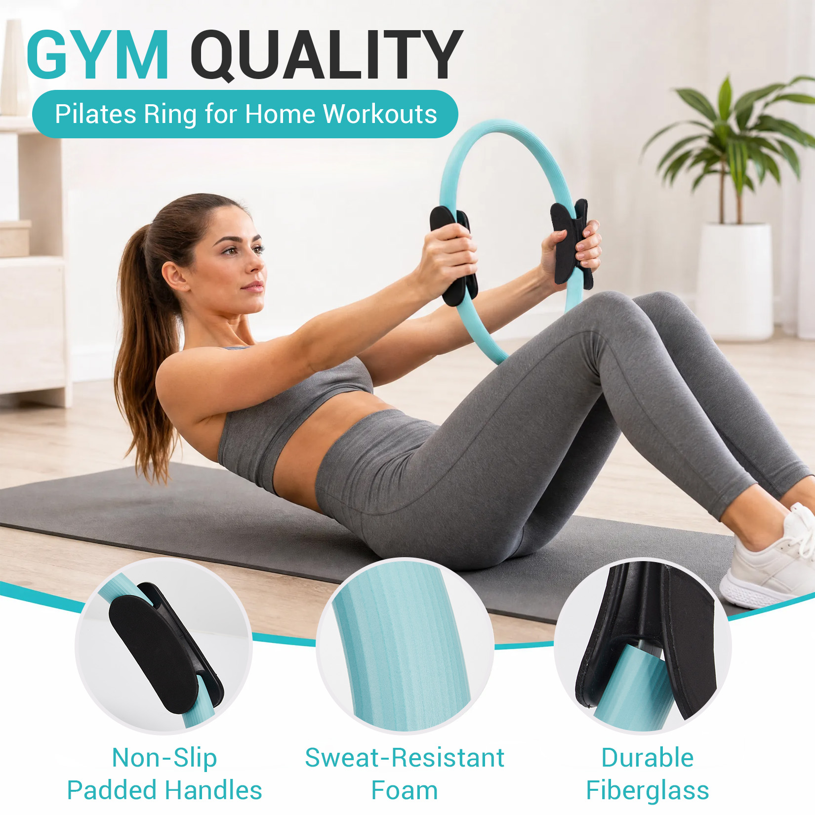 Pilates Training Set, 6-in-1 P - đánh giá và giá Pilates Yoga Ball Workout