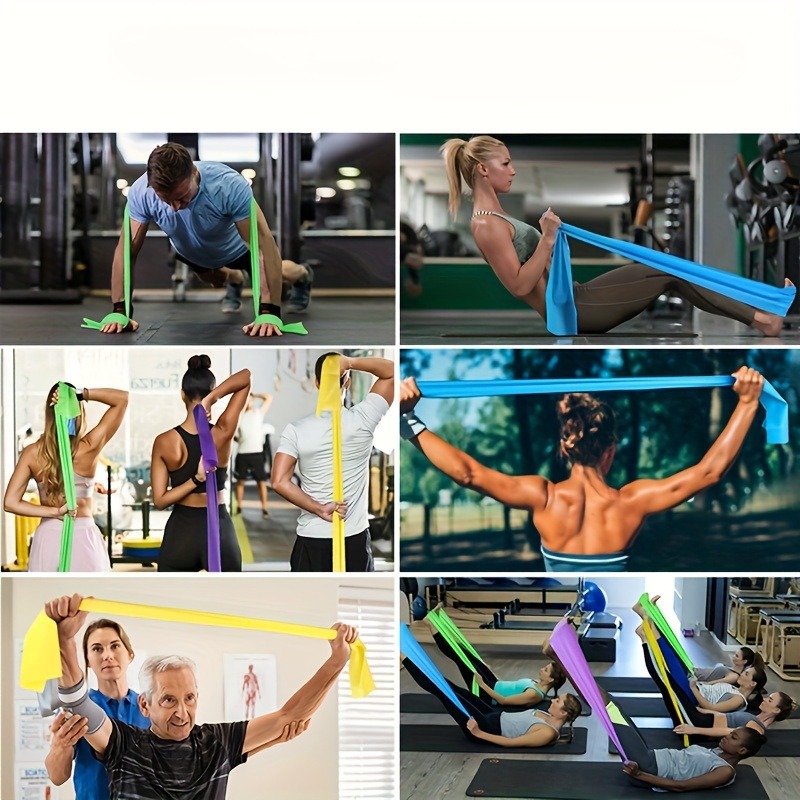 5 Level Yoga Resistance Bands  - đánh giá và giá Pilates Yoga Home Workout