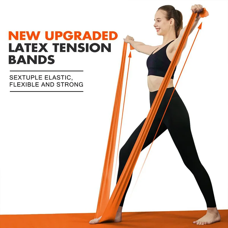Elastic Yoga Fitness Bands Yog - đánh giá và giá Pilates Yoga Home Workout