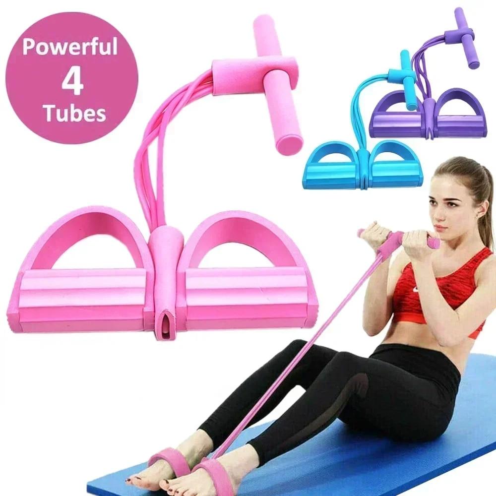 4/6 Level Resistance Band Elas - đánh giá và giá Pilates Yoga Home Workout